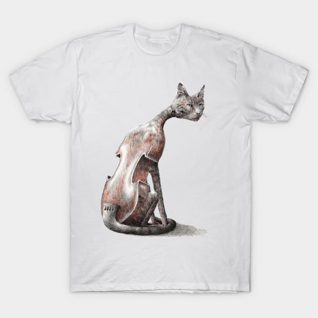 kattengejank T-Shirt by RedmerHoekstra